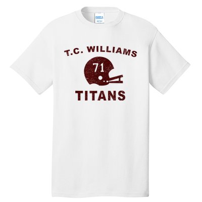 T.C. Williams Titan Football Helmet Tall T-Shirt