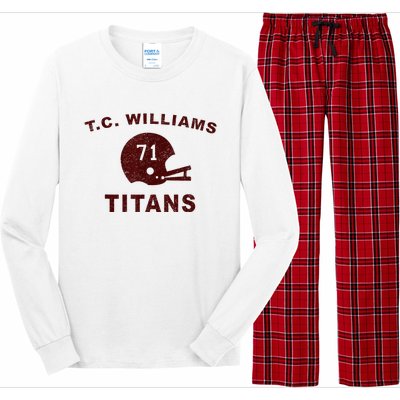 T.C. Williams Titan Football Helmet Long Sleeve Pajama Set