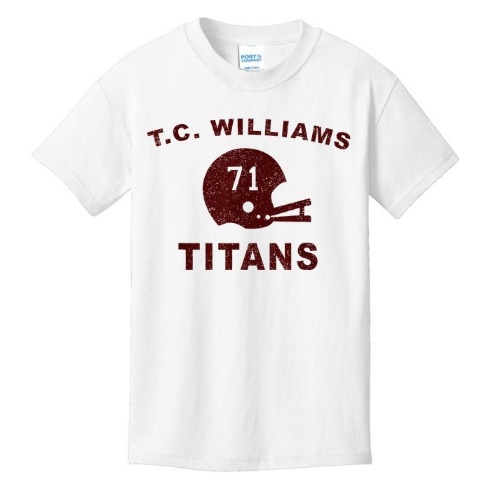 T.C. Williams Titan Football Helmet Kids T-Shirt