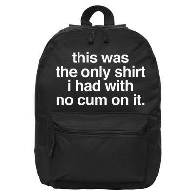 This Was The Only I Had With No Cum On It 16 in Basic Backpack