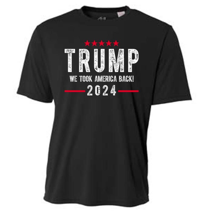 Trump Won Take America Back 2024 Cooling Performance Crew T-Shirt