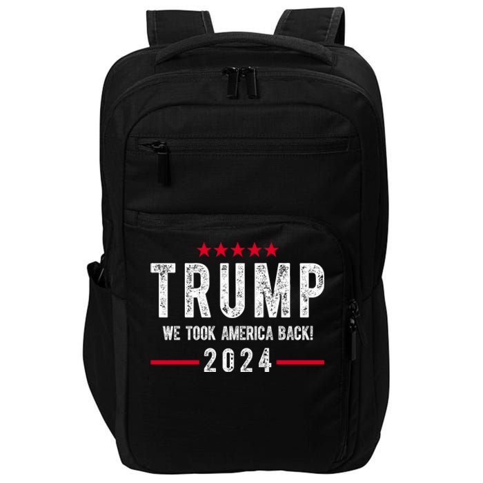 Trump Won Take America Back 2024 Impact Tech Backpack