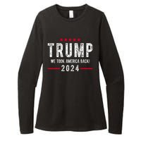 Trump Won Take America Back 2024 Womens CVC Long Sleeve Shirt