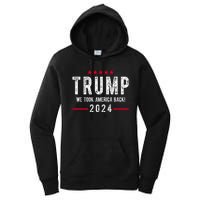 Trump Won Take America Back 2024 Women's Pullover Hoodie