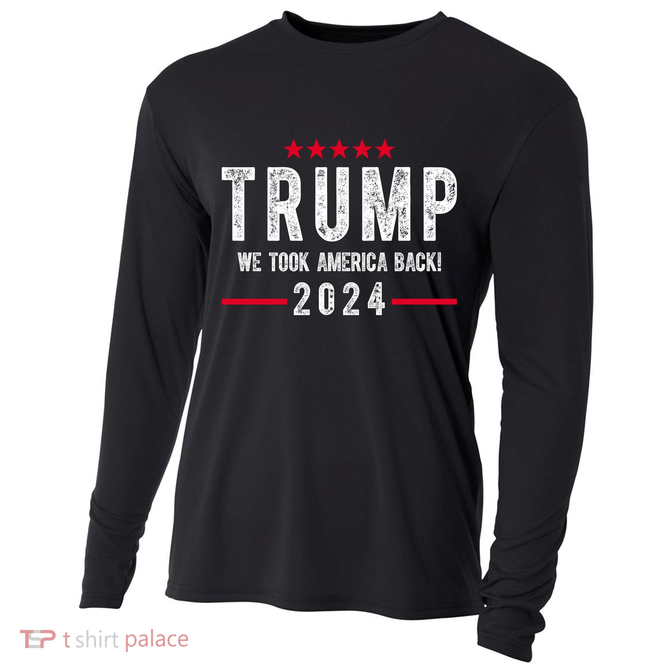 Trump Won Take America Back 2024 Cooling Performance Long Sleeve Crew