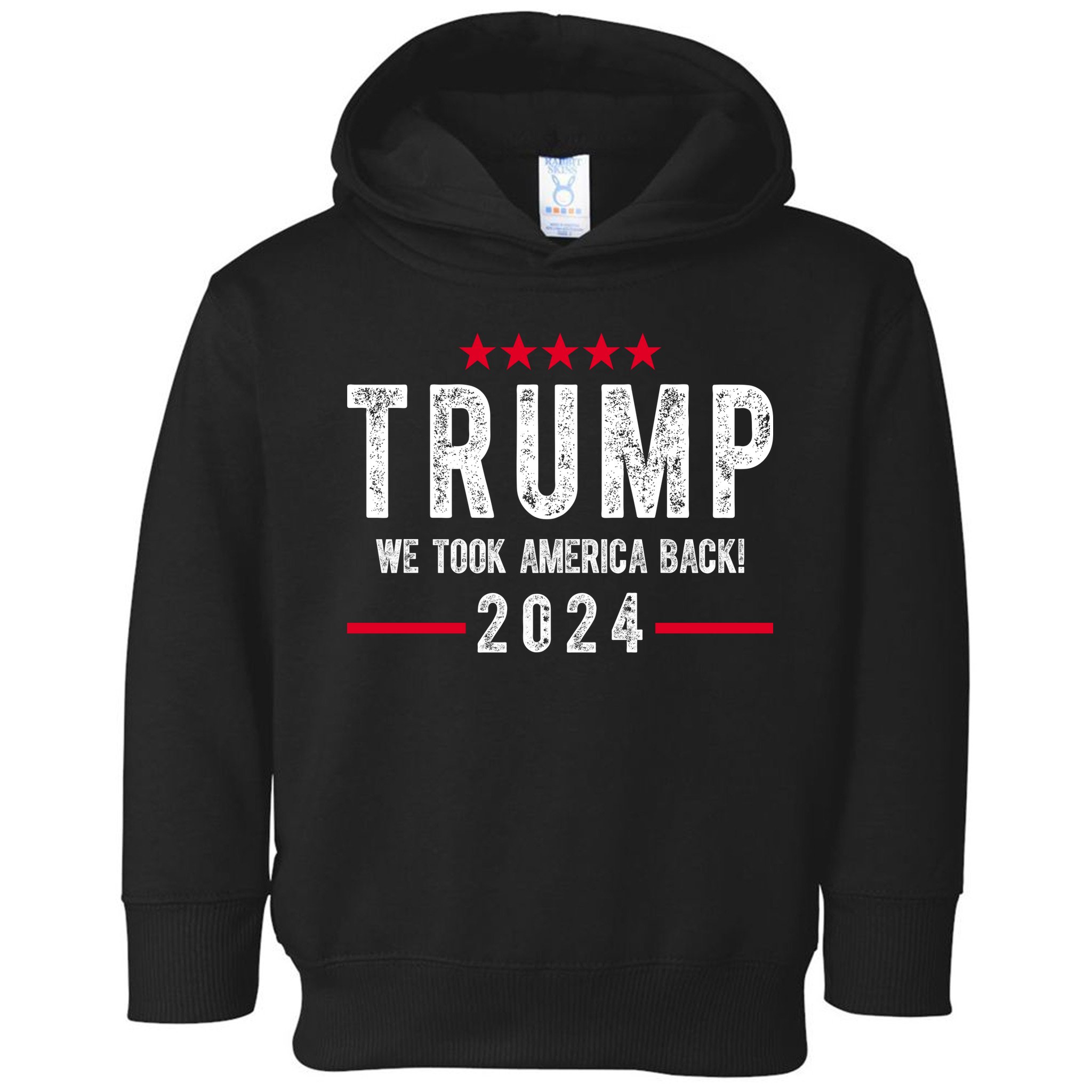 Trump Won Take America Back 2024 Toddler Hoodie