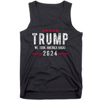 Trump Won Take America Back 2024 Tank Top