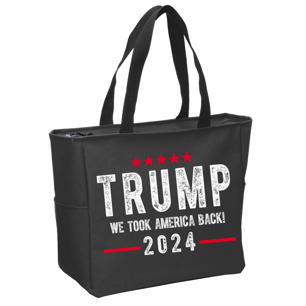 Trump Won Take America Back 2024 Zip Tote Bag