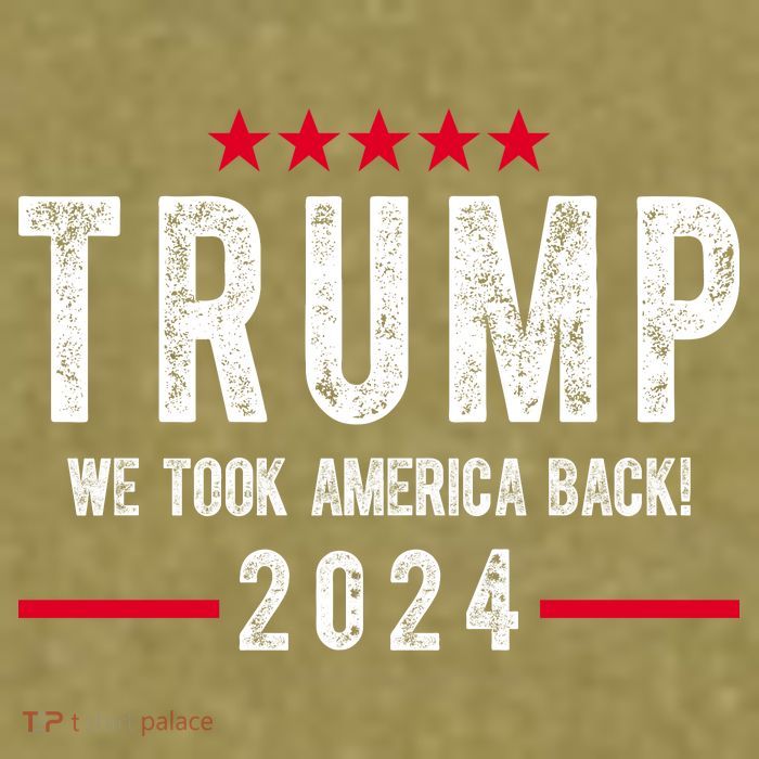 Trump Won Take America Back 2024 Garment-Dyed Women's Muscle Tee