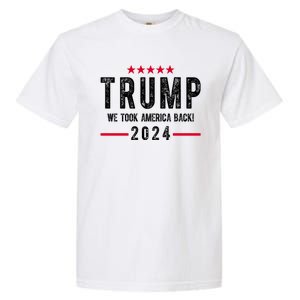 Trump Won Take America Back 2024 Garment-Dyed Heavyweight T-Shirt