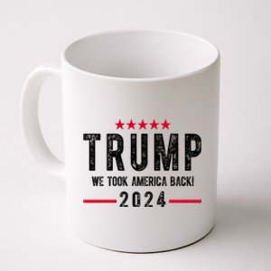 Trump Won Take America Back 2024 Coffee Mug