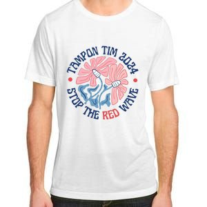 Tim Walz Tampon 2024 Presidential Race Vote Blue Madam President Kamala Adult ChromaSoft Performance T-Shirt