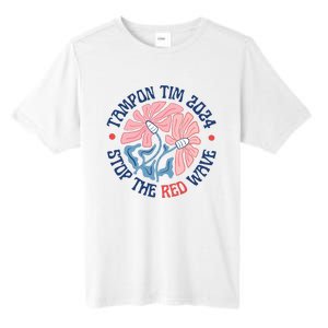 Tim Walz Tampon 2024 Presidential Race Vote Blue Madam President Kamala Tall Fusion ChromaSoft Performance T-Shirt