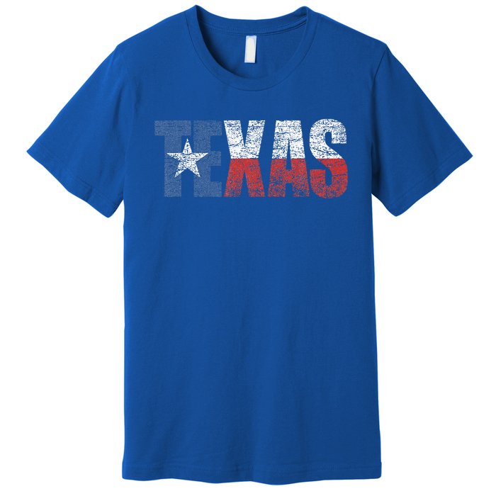 Texas Women Texas State Flag Premium T-Shirt