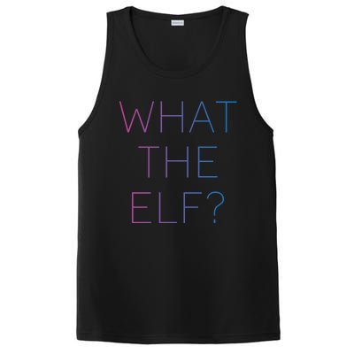 Trendy What The Elf Funny Gift PosiCharge Competitor Tank