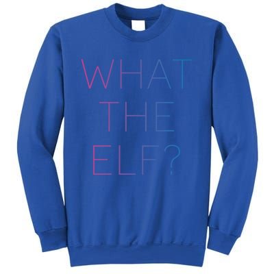 Trendy What The Elf Funny Gift Sweatshirt