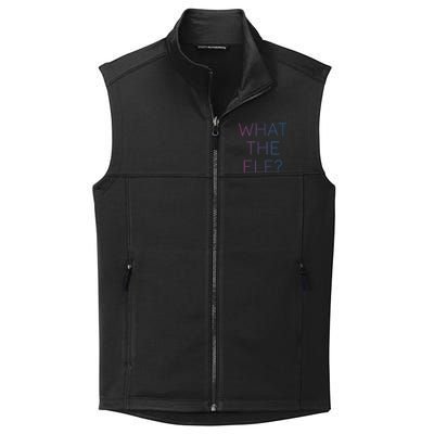 Trendy What The Elf Funny Gift Collective Smooth Fleece Vest