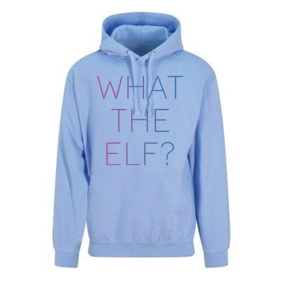 Trendy What The Elf Funny Gift Unisex Surf Hoodie