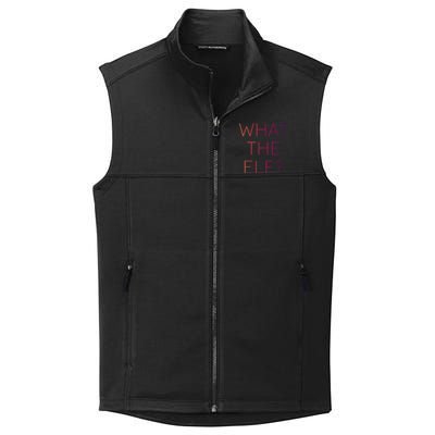 Trendy What The Elf Funny Gift Collective Smooth Fleece Vest