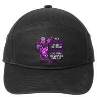 They Whispered To Her You Cannot Withstand The Storm Meaningful Gift 7-Panel Snapback Hat