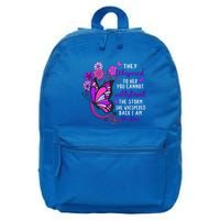 They Whispered To Her You Cannot Withstand The Storm Meaningful Gift 16 in Basic Backpack