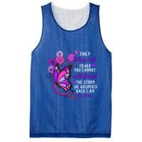 They Whispered To Her You Cannot Withstand The Storm Meaningful Gift Mesh Reversible Basketball Jersey Tank