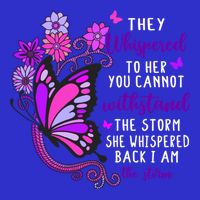They Whispered To Her You Cannot Withstand The Storm Meaningful Gift Mesh Reversible Basketball Jersey Tank