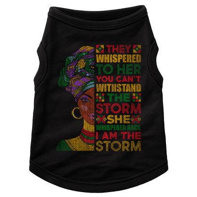 They Whispered To Her You Cannot Withstand The Storm Gift Doggie Tank