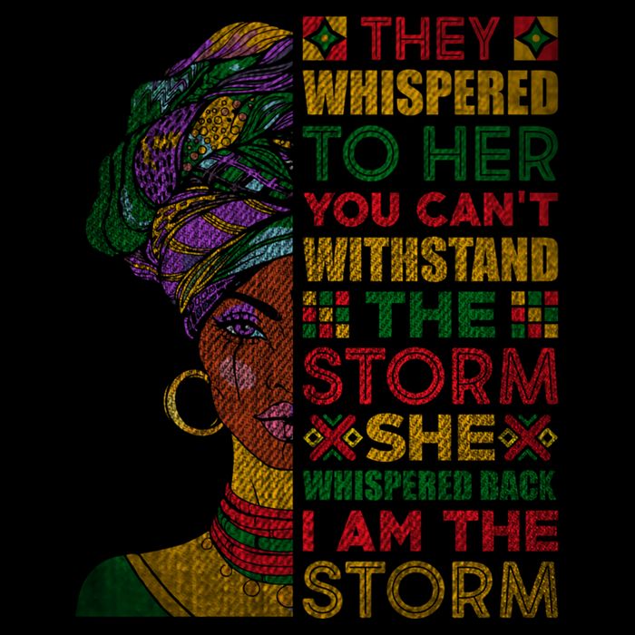 They Whispered To Her You Cannot Withstand The Storm Gift Drawstring Bag