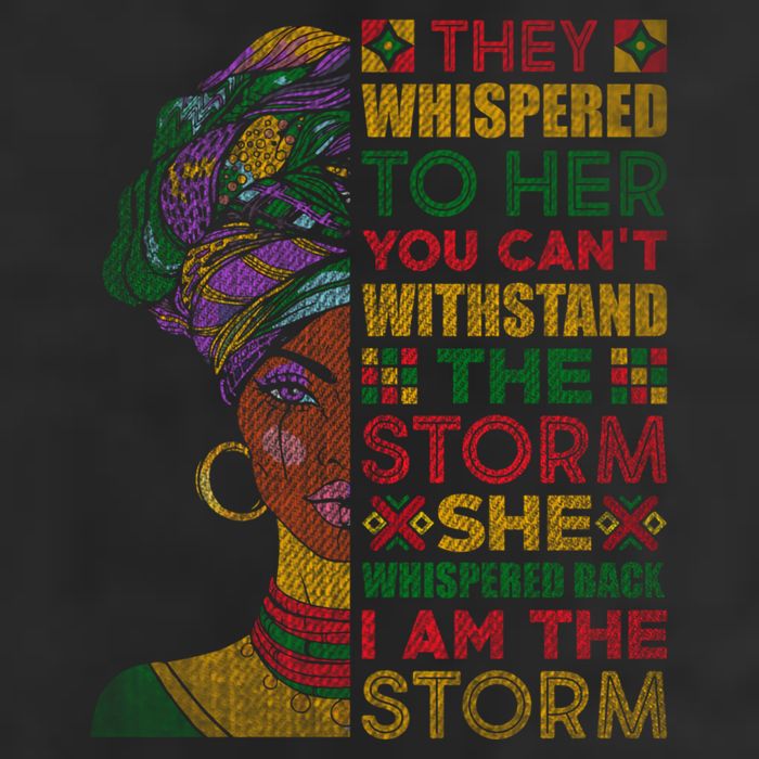 They Whispered To Her You Cannot Withstand The Storm Gift Golf Towel
