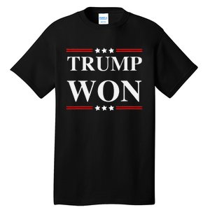 Trump Won Tall T-Shirt