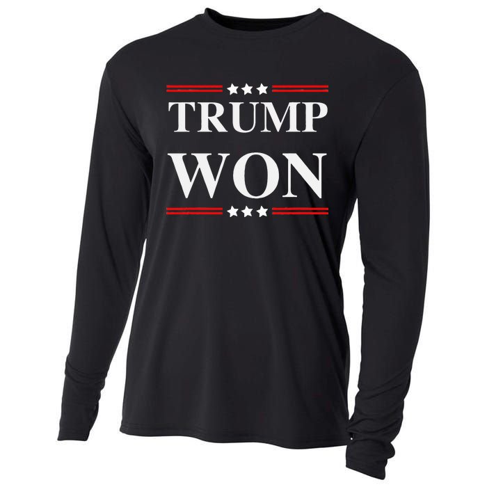 Trump Won Cooling Performance Long Sleeve Crew