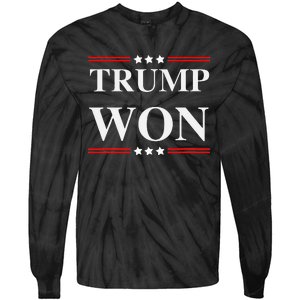 Trump Won Tie-Dye Long Sleeve Shirt