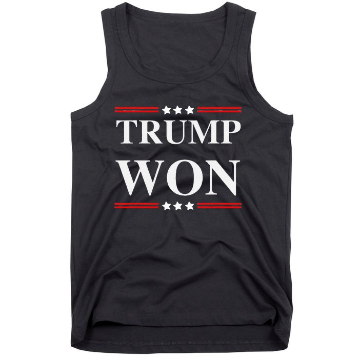 Trump Won Tank Top