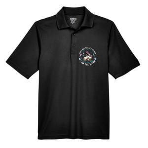 They Whispered To Her You Cannot Withstand The Storm Men's Origin Performance Pique Polo