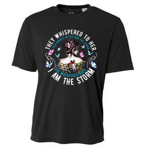 They Whispered To Her You Cannot Withstand The Storm Cooling Performance Crew T-Shirt