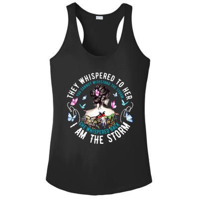 They Whispered To Her You Cannot Withstand The Storm Ladies PosiCharge Competitor Racerback Tank