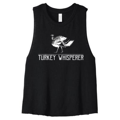 Turkey Whisperer Women's Racerback Cropped Tank