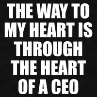 The Way To My Heart Is Through The Heart Of A Ceo Ladies PosiCharge Tri-Blend Wicking Tank