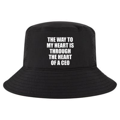 The Way To My Heart Is Through The Heart Of A Ceo Cool Comfort Performance Bucket Hat