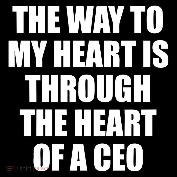 The Way To My Heart Is Through The Heart Of A Ceo Youth Performance Sprint T-Shirt