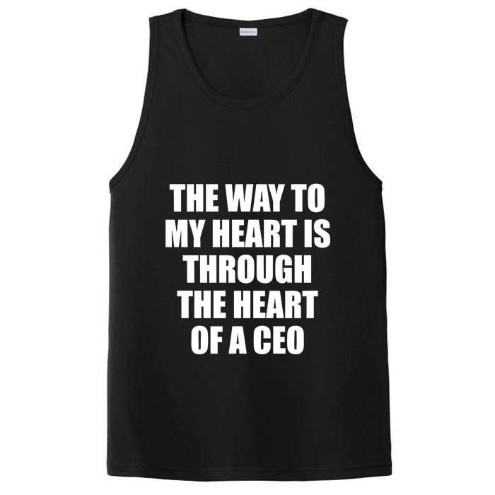 The Way To My Heart Is Through The Heart Of A Ceo PosiCharge Competitor Tank