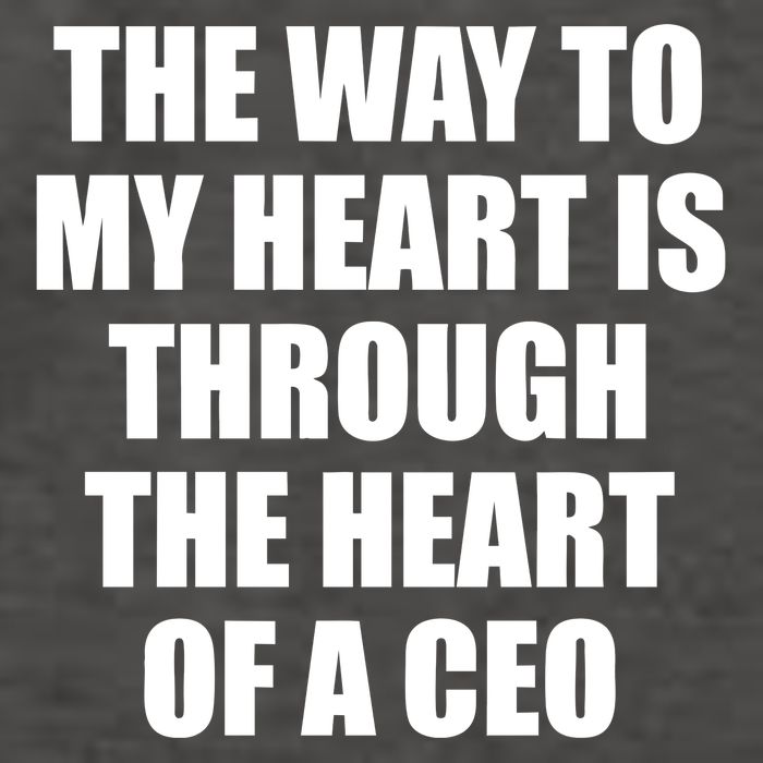 The Way To My Heart Is Through The Heart Of A Ceo Vector Backpack