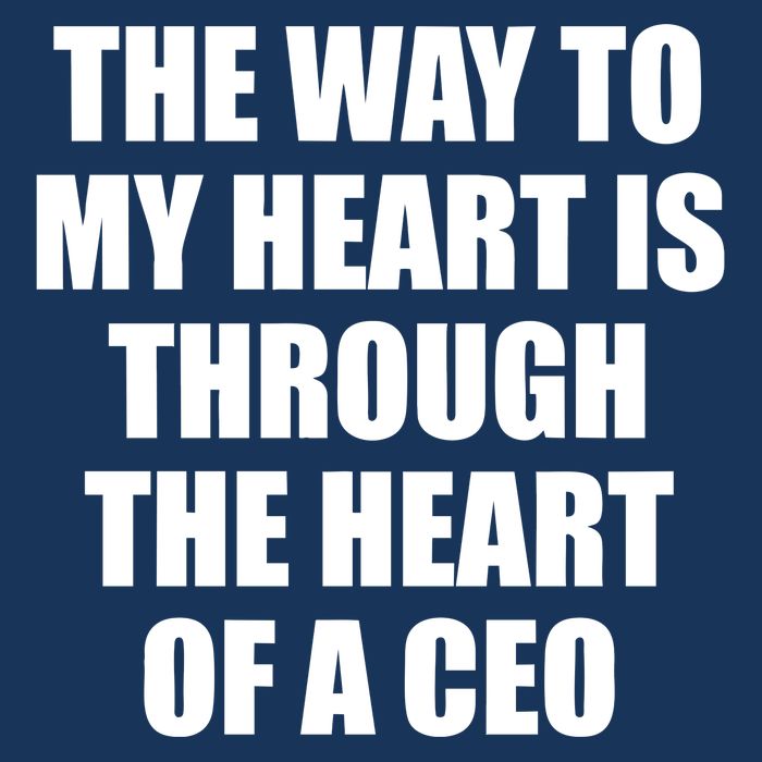 The Way To My Heart Is Through The Heart Of A Ceo Infant Baby Jersey Bodysuit