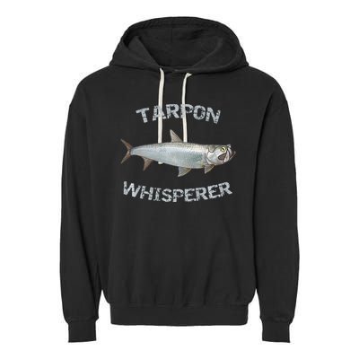 Tarpon Whisperer Tarpon Fishing Tarpon Premium Garment-Dyed Fleece Hoodie