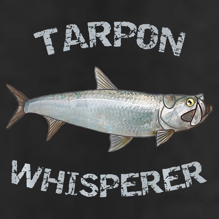 Tarpon Whisperer Tarpon Fishing Tarpon Premium 7 Panel Mesh Trucker Snapback Hat