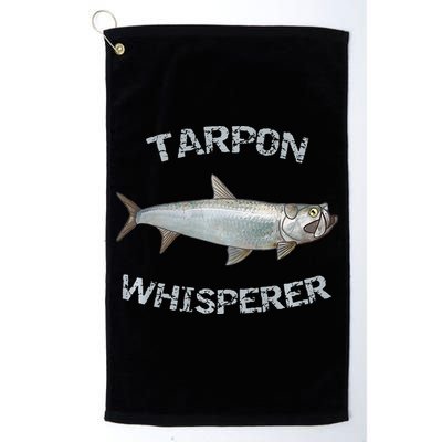 Tarpon Whisperer Tarpon Fishing Tarpon Premium Golf Towel