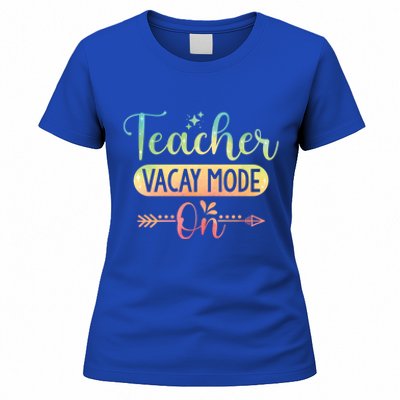 Teacher Weekend Tie Dye Teacher Vacay Mode On Gift Women's T-Shirt