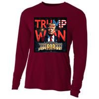 Trump Won Trump Wins 2024 Presidential Election 2024 Us Presidency Cooling Performance Long Sleeve Crew