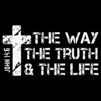 The Way Truth Life John 14 6 Bible Verse Christian Faith 16 in Basic Backpack